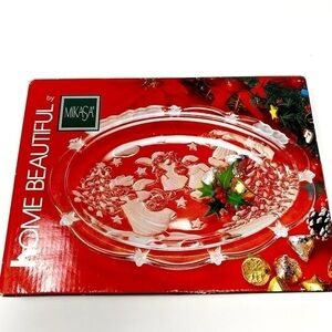 NEW - Mikasa Festive Time Holiday Sweet Dish